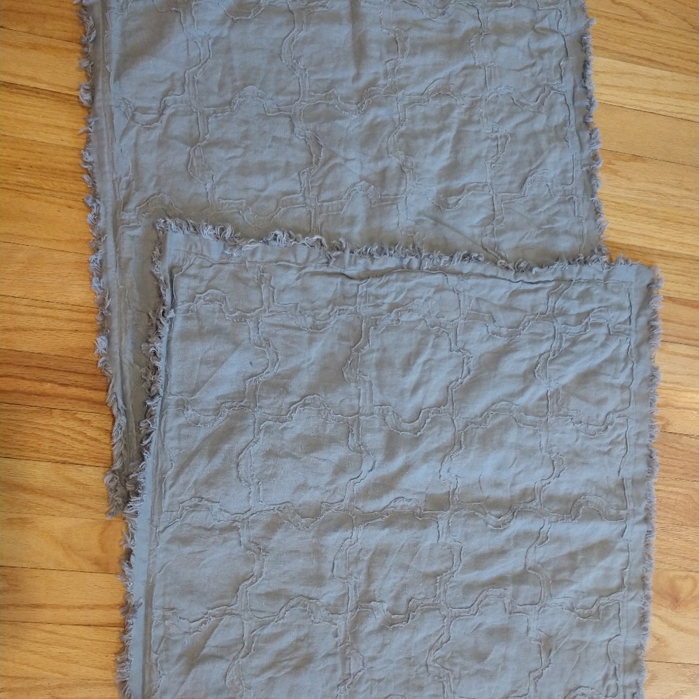 Set of two Serena and Lily pillow covers.